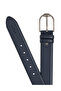 Navy Blue Denim 100% Leather Denim Belt 50294388-Vr033