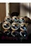 Christmas Pine Tree Ornament Disco Ball Appearance Silver Christmas Ball 5 cm 6-Piece Discop Balls - 5