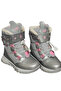 Durable, Waterproof, Orthopedic, Velcro, Beige Girl's Snow Boots