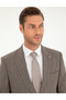 Light Brown Slim Fit Striped Suit 50295219-Vr002 - 2