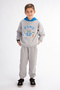 Boy's Printed Hooded Tracksuit Set - 3