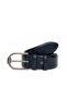Navy Blue Denim 100% Leather Denim Belt 50294388-Vr033 - 4