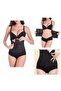 Women's Black Waist Shaping Postpartum Corset - 6