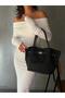 Tarya Women's Shoulder Bag with Suede Belt Detail