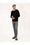 Black Slim Fit Crew Neck Basic Knitwear Sweater 50296575-Vr046 - 4