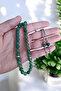 33' Green Agate Rosary - Original Natural Stone, Colorfast - Men's Rosary - 3