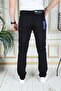 Men's Black Top Pocketed Beaded Regular Fit Casual Fit Stretchy Chino Linen/canvas Cotton Pants - 4