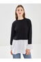 Lcwk Crew Neck Women's Sweatshirt Tunic