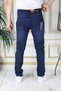 Men's Blue Color Regular Fit Comfortable Cut Flexible Lycra Denim Jeans Stylish Denim Trousers - 4