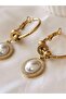 Jewelled Steel Ring Women's Earrings