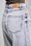 Women's Gray Color Doris Straight Fit 100% Cotton Denim Jean - 6