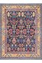 Melisa Collection Yellow Border Detailed Multicolored Patterned Woven Base Decorative Carpet Melisa50 - 5