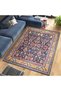Melisa Collection Yellow Border Detailed Multicolored Patterned Woven Base Decorative Carpet Melisa50 - 2