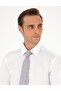 White 100% Cotton Shiny Satin Slim Fit Long Sleeve Basic Shirt 50292520-Vr013 - 2
