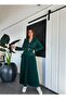 Premium Emerald Green Jacket and Skirt Set