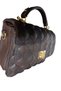 Very Stylish Stitched Quilted Hand-Held and Cross-Body Bag Brown - 3