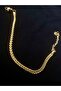 Steel Gold Flat Twist Steel Unisex Bracelet - 7