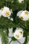 Christmas Tree Ball Luxury Gold Star Printed 3 Pieces 8 cm - 7