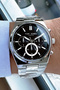 Men's Wristwatch 3 Atm Water Resistant Silver Color Steel Band Agr56