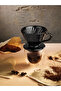 Seramik Siyah Dripper V60