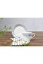 12PCS NBC CUP AND SAUCER SET FLORA - 2