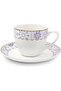 12PCS NBC CUP AND SAUCER SET FLORA - 3