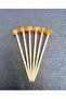Crystal Beaded Orange Cocktail Presentation Toothpick 25Pcs 7cm Party Ornament Halloween Halloween 0027 - 2