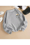 Gray Women's Sweatshirt - Two Thread, Suitable Coat - 2