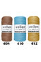 1000 Gr Polyester Macrame Thread, 2mm Set of 5, Macrame Thread, Supla Thread, Bag Thread, 1150 Meters, Water Green - 3