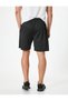 Basic Printed Short Sports Shorts - With Waist Laces and Pockets - 4