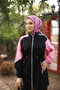 Hijab Tracksuit Set Zippered Double Set - 3