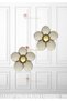 Retro Colorful Daisy Foil Balloon Party Set Cream Daisy Foil Gold Banner Brown Number 10 Years Old - 2