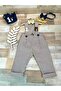 Handmade Teddy Bear Concept 1 Year Old Birthday Bow Tie Salopet Crown Set