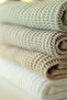 Waffle Baby Blanket - 100% Organic Gots Certified Bamboo-Cotton Woven - 80X80 cm - 3
