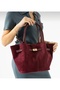 Suede Nubuck Magnet Women's Shoulder Bag - 3