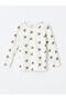 Crew Neck Christmas Themed Girl's Pajamas Set - 6