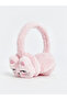 Girl's Plush Earmuff with Embroidery Detail