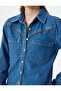 Medium Indigo Women's Shirt 5Wal60015Md - 5