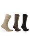 Stockholm Merino Wool Thin Knit Premium Casual Everyday Socks 3 Pack Coffee Shades - 4