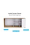 Coco Bolo Prem White ED5-LSCBW Executive Desk 320 cm - 3