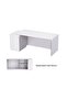 Premium White ED3-LSPW Executive Desk 180 cm - 4