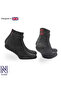 Sheldon Qtr Quarter Cut Merino Wool Outdoor Hiking Socks 2 Pack Gray - 2