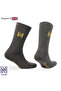 Gabby Merino Wool and Bamboo Fully Padded Thermal Outdoor Socks Brown - 3