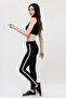 Leggings with side stripes - 2