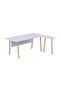 TJ HYT34-18L White Executive Workstation