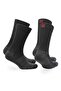 Leonardo Merino Wool Outdoor Hiking Socks 2 Pack Black - 4