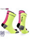 Adam Cycling & Hiking Socks - Low Friction High Performance Socks Green Pink - 3