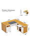 Zelda M225-16 Modern Executive Desk - 6
