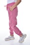 Girls - Boys Pink Winter Fleece Lined 3 Thread Sweatpants Jogger Pants - 5