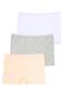 115 Girls Mix 3-Piece Cotton Boxer Shorts Pack - 4